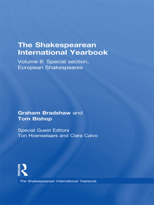 cover image of The Shakespearean International Yearbook